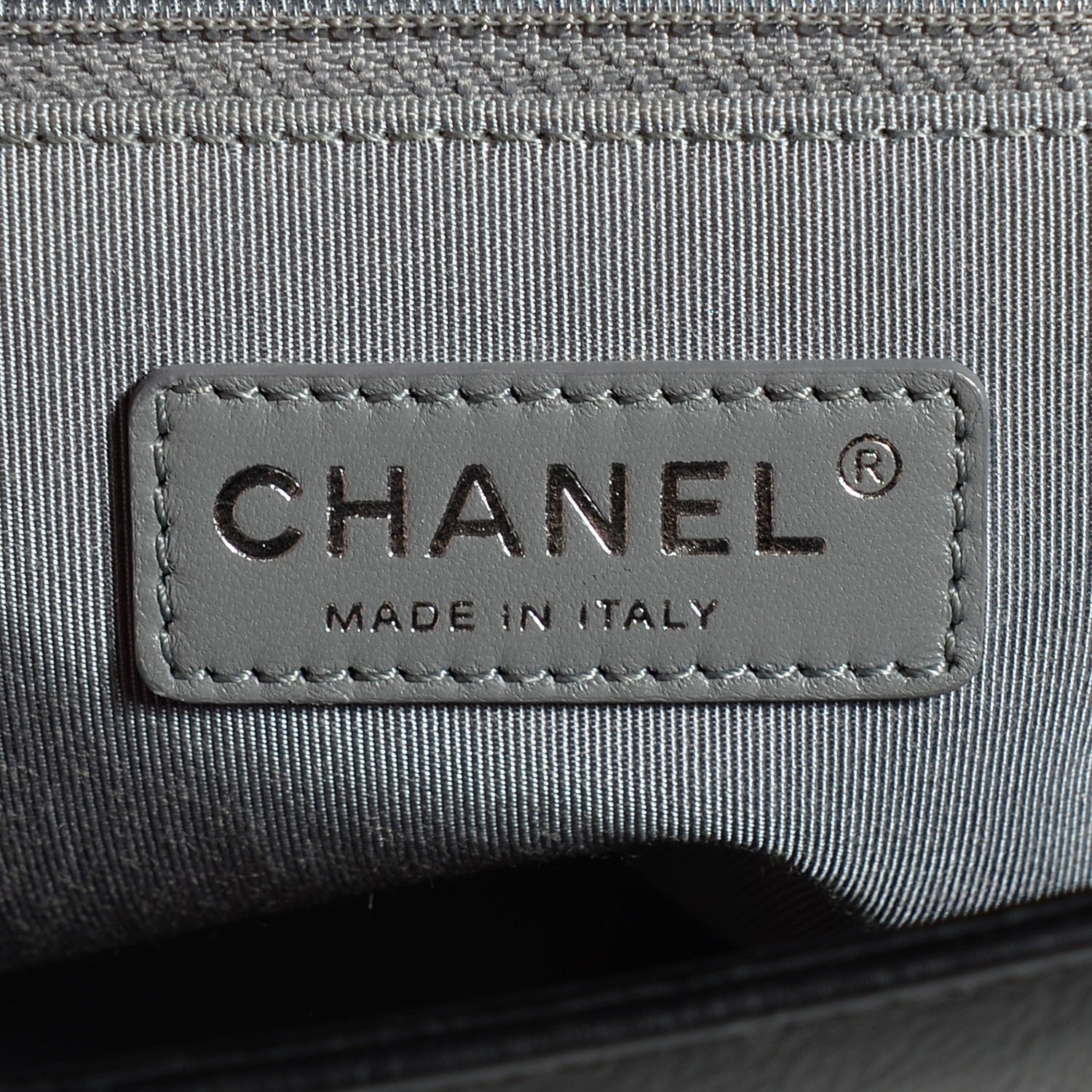 Chanel Calfskin Quilted Double Stitch New Medium Boy Flap Black 6 of 8