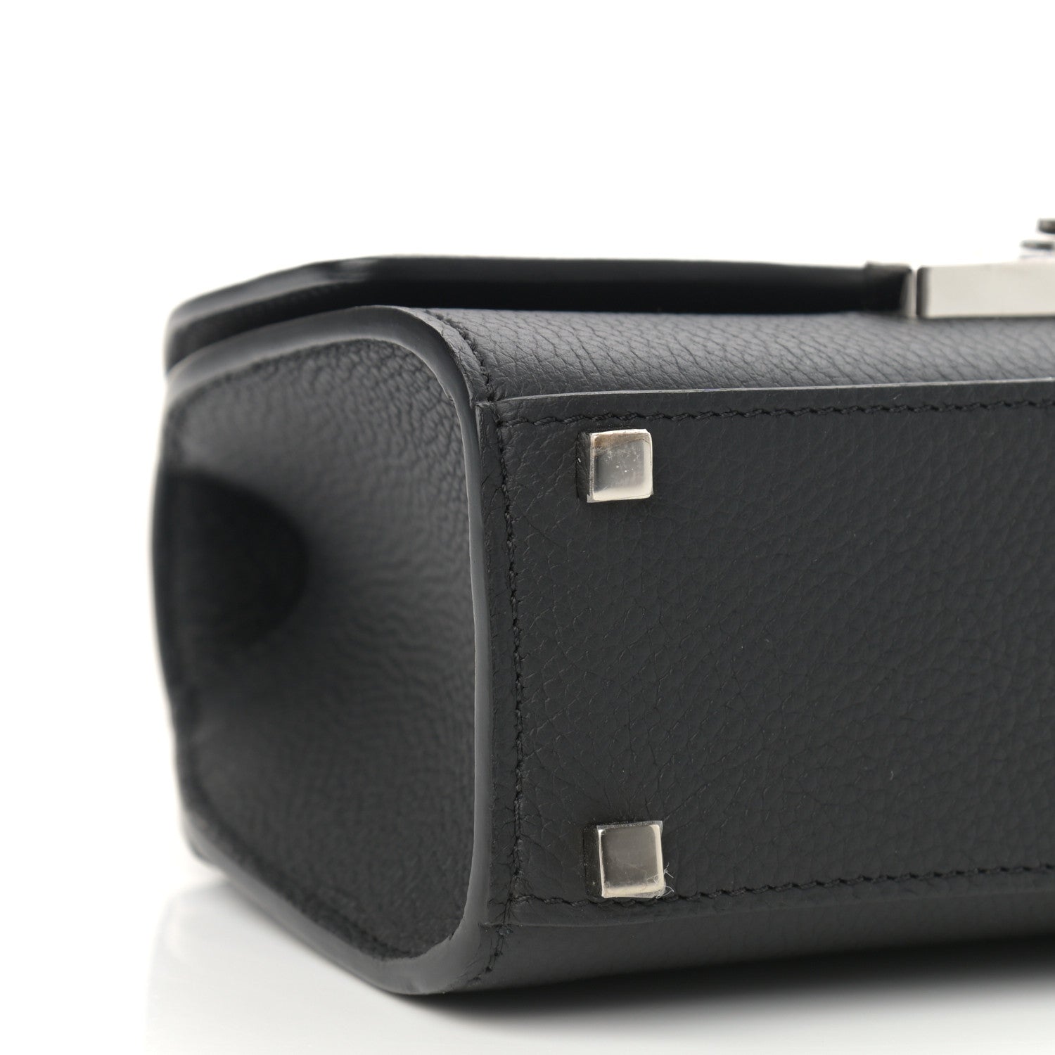 Moynat Taurillon Blush Rejane BB Black 8 of 9