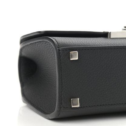 Moynat Taurillon Blush Rejane BB Black 8 of 9