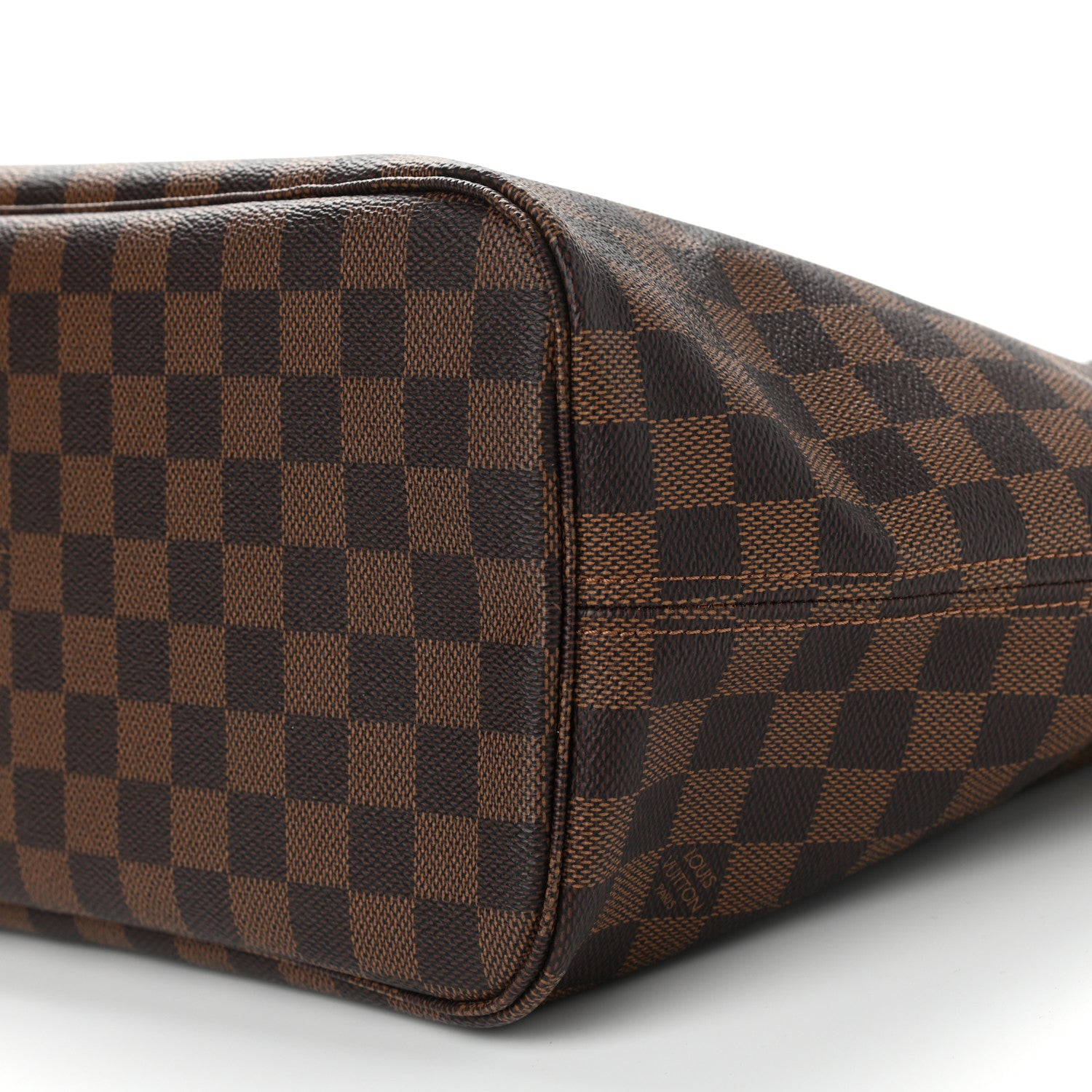 Louis Vuitton Damier Ebene Neo Neverfull MM Rose Ballerine 9 of 12