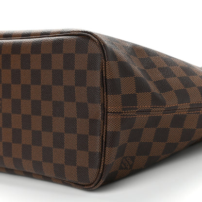Louis Vuitton Damier Ebene Neo Neverfull MM Rose Ballerine 9 of 12