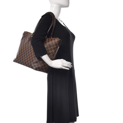Louis Vuitton Damier Ebene Saleya MM 2 of 9