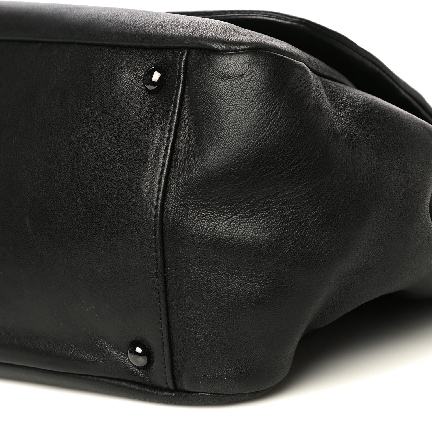 Chanel Lambskin Studded Accordion CC Flap Black 9 of 21