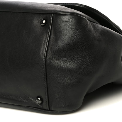Chanel Lambskin Studded Accordion CC Flap Black 9 of 21