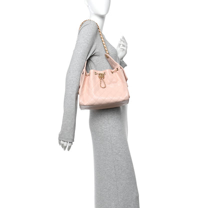 Chanel Caviar Quilted Small Chanel 25 Handbag Light Pink 3 of 10