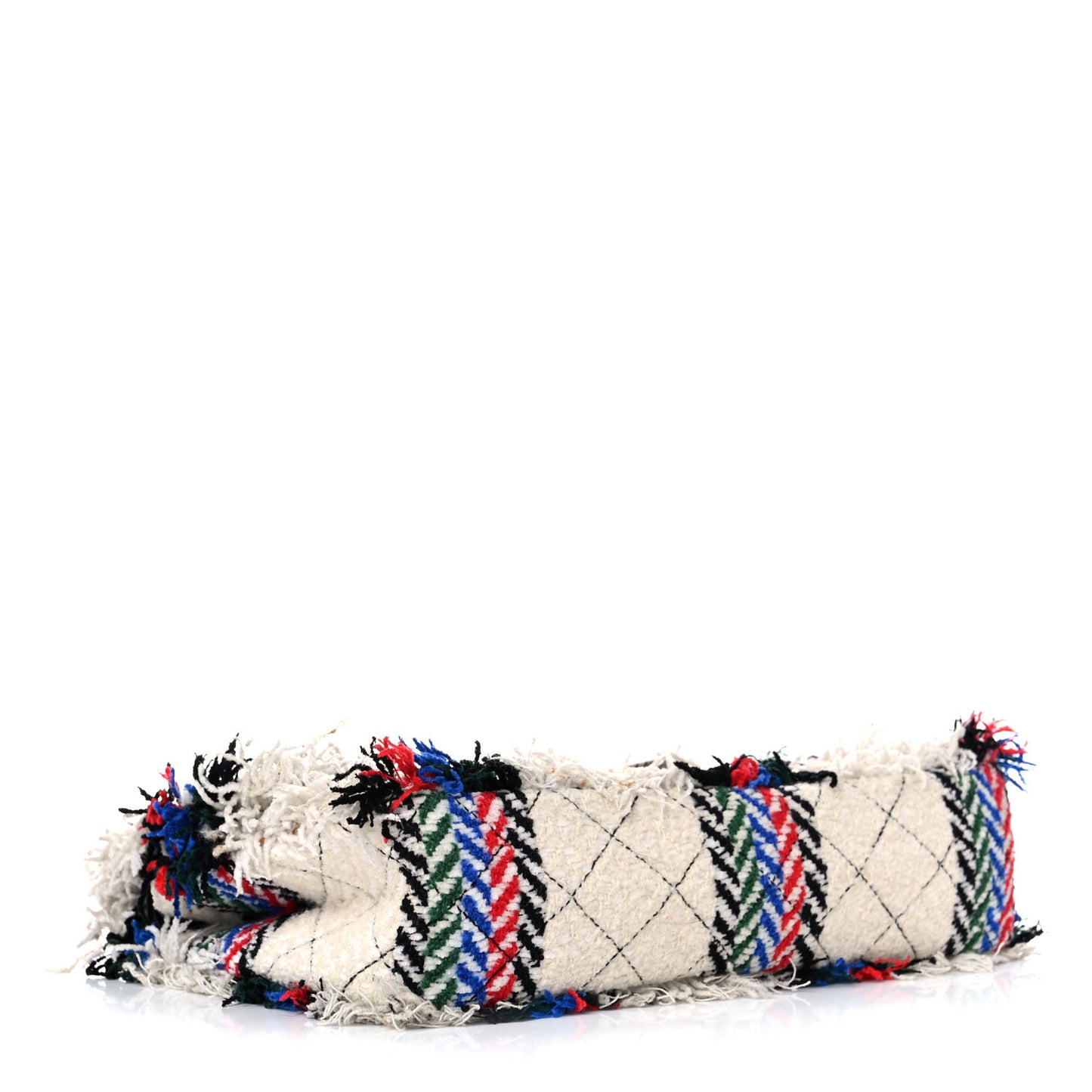 Tweed Quilted Embellished 2.55 Reissue 225 Flap White Multicolor