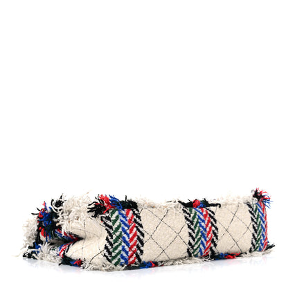 Chanel Tweed Quilted Embellished 2.55 Reissue 225 Flap White Multicolor 6 of 25