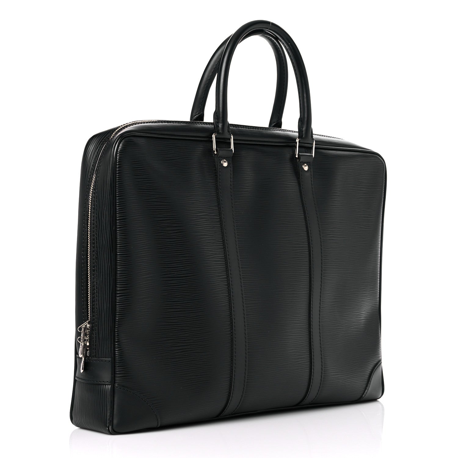 Louis Vuitton Epi Porte-Documents Voyage Briefcase Black 4 of 17