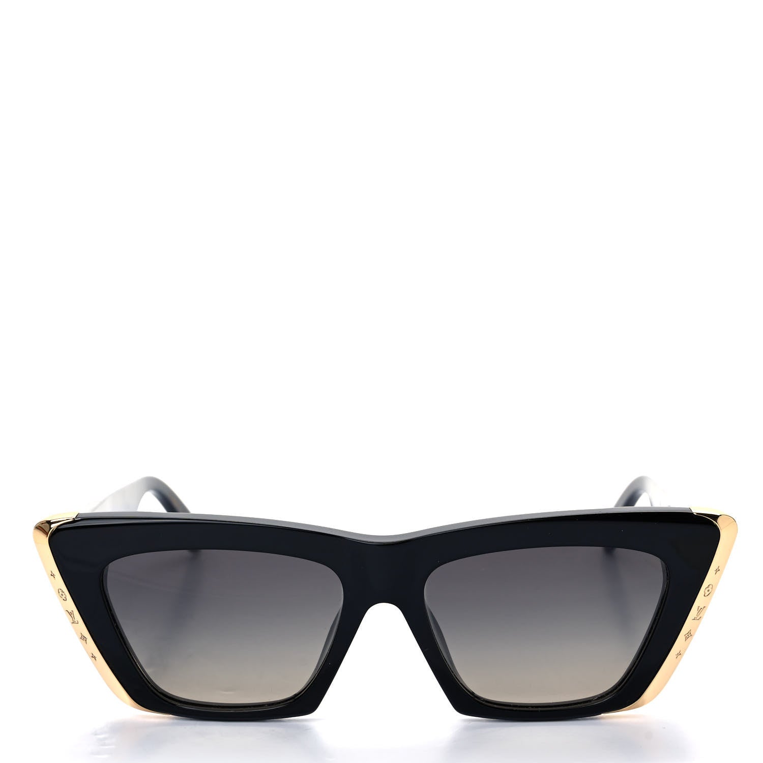 Louis Vuitton Acetate LV Moon Cat Eye Sunglasses Z1655E Black 2 of 8