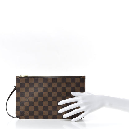 Louis Vuitton Damier Ebene Neverfull MM GM Pochette 2 of 7