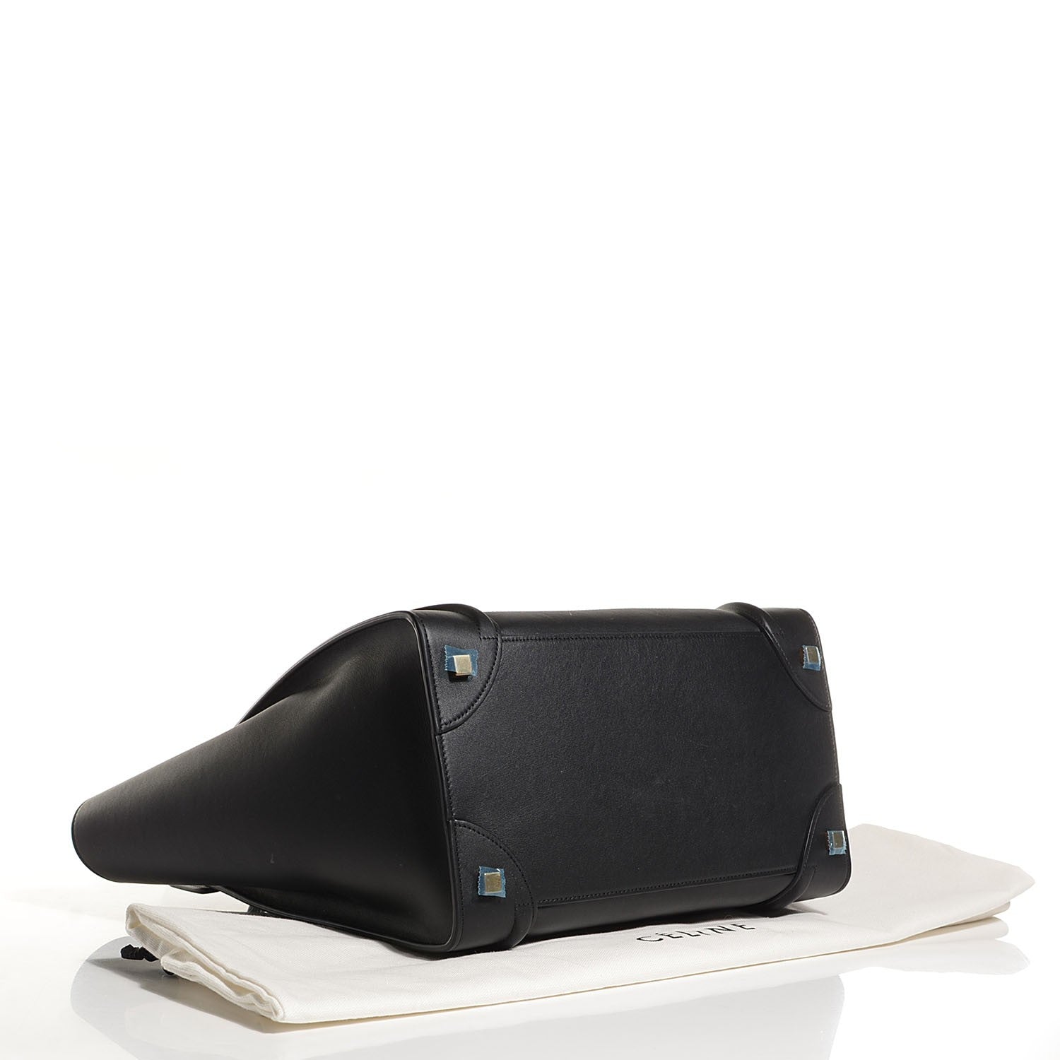 Celine Smooth Calfskin Mini Luggage Black 4 of 9