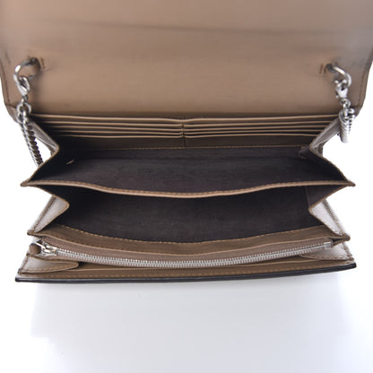 Gucci GG Supreme Monogram Mini Dionysus Chain Wallet Beige Taupe 5 of 11