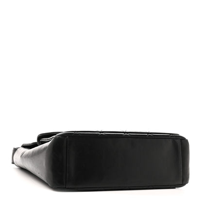 Chanel Lambskin Quilted Double Pocket Shoulder Bag Black 4 of 10