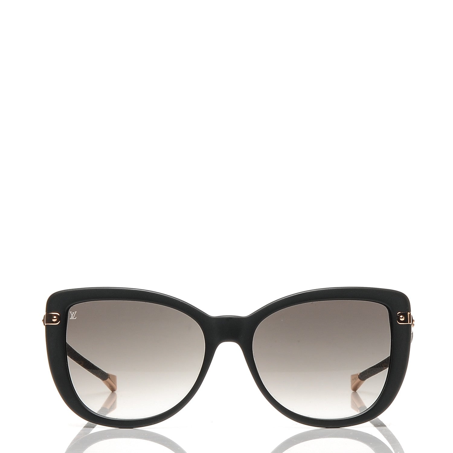 Louis Vuitton Monogram Acetate Charlotte Sunglasses Z0781W Black 2 of 9