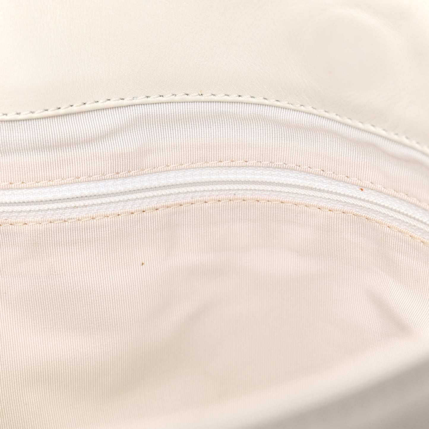 Lambskin Bekko Chain CC Shopping Tote White