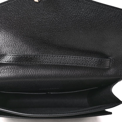 Burberry Grain Calfskin Chain Print Crossbody Black 4 of 4
