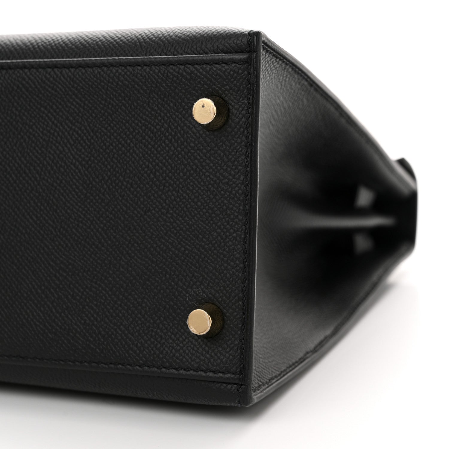 Hermes Madame Calfskin Kelly Sellier 28 Black 10 of 13
