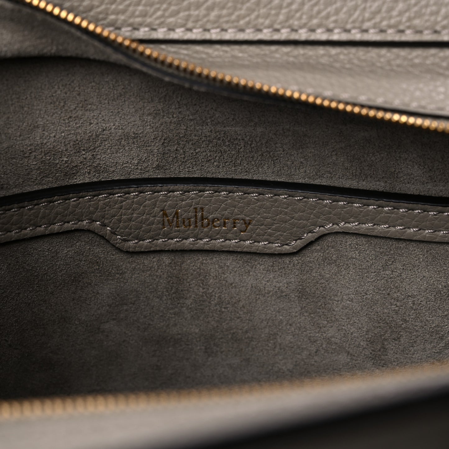 Small Classic Grain Mini Zipped Bayswater Solid Grey