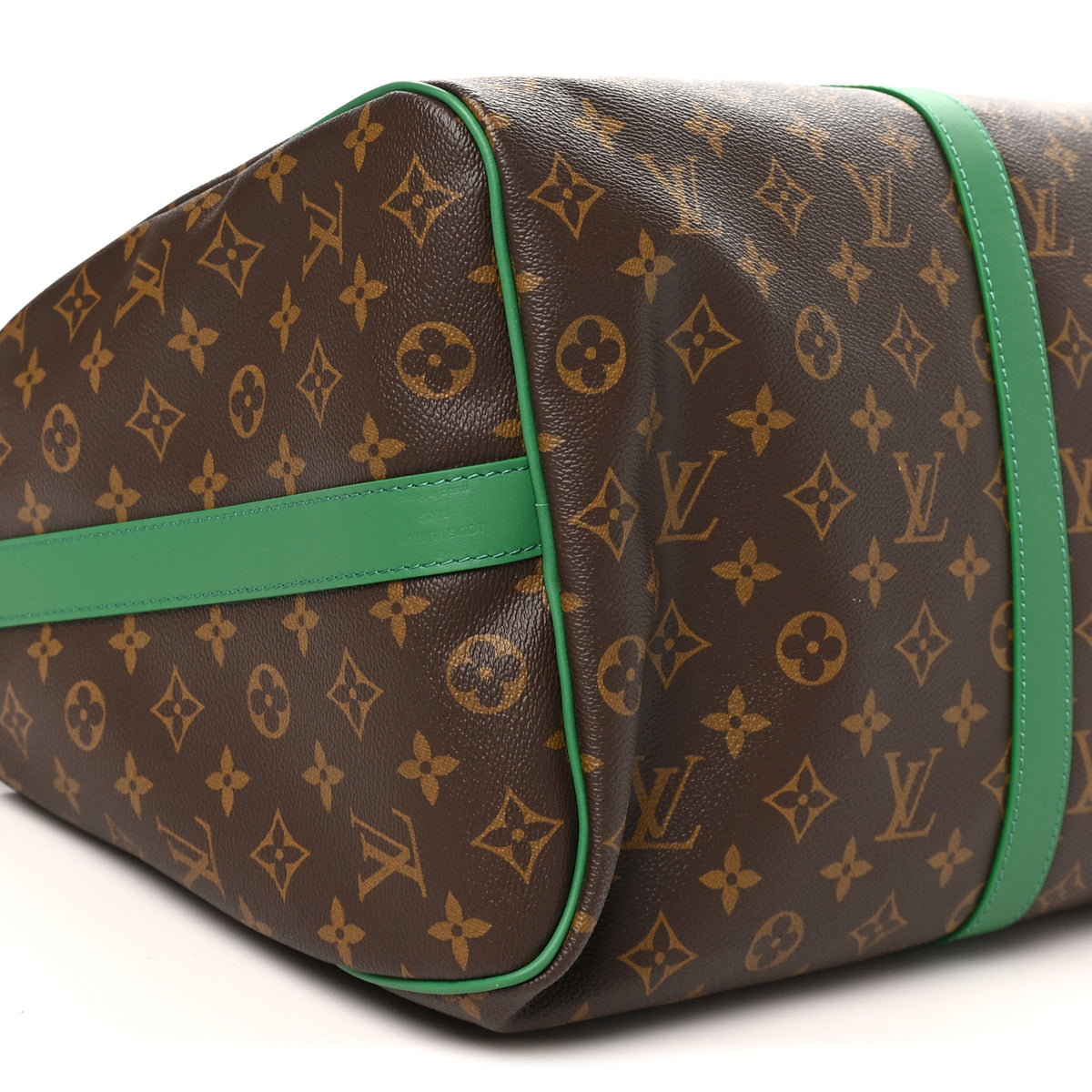 Louis Vuitton Monogram Macassar LV Colormania Keepall Bandouliere 50 Green 7 of 8