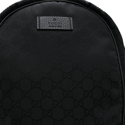 Gucci Nylon Monogram Slim Backpack Black 8 of 11