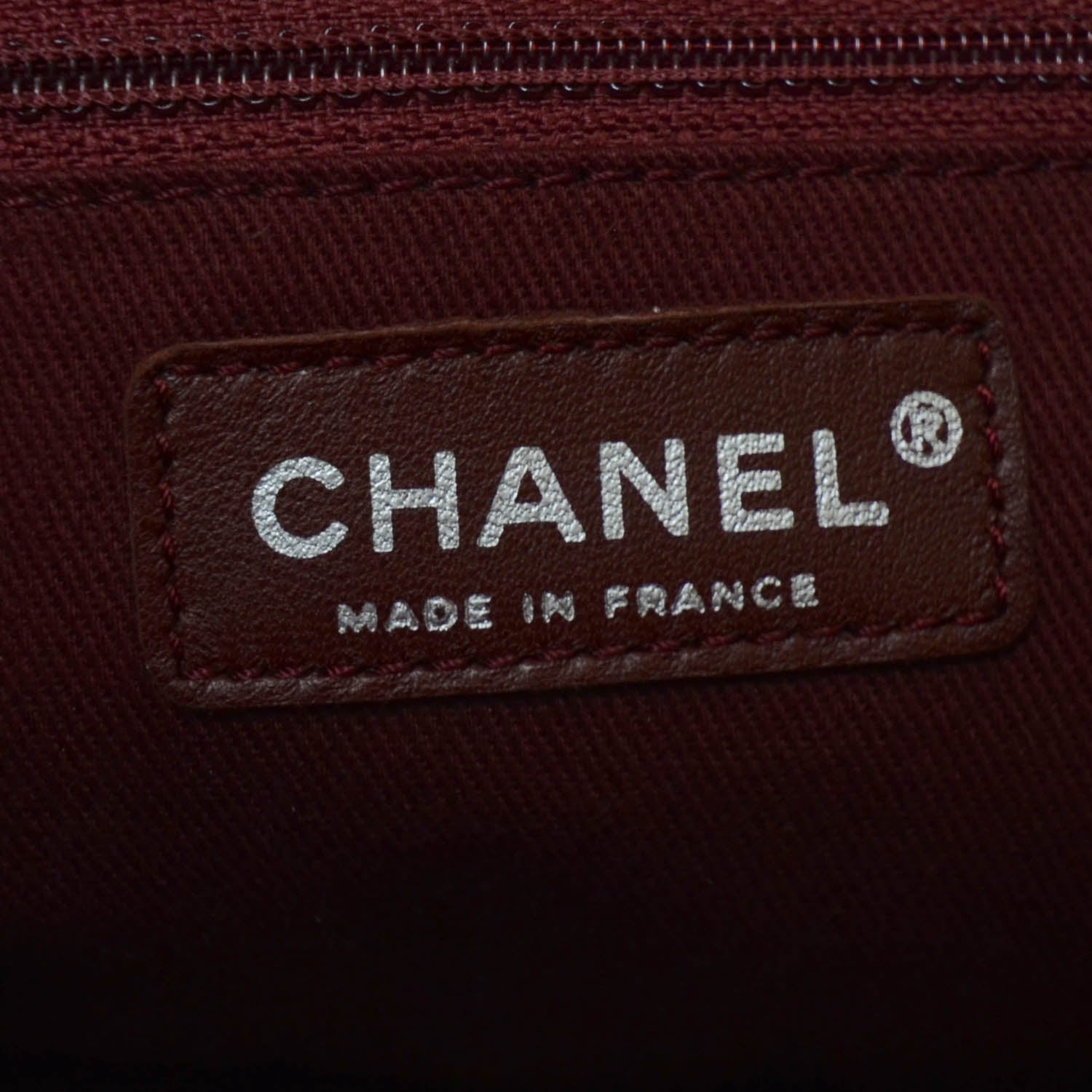 Chanel Caviar Leather CC Tote Black 7 of 9