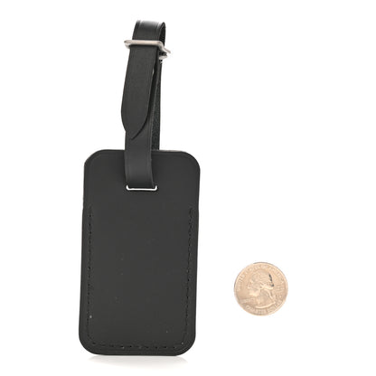 Louis Vuitton Calfskin Luggage Tag Black 2 of 3