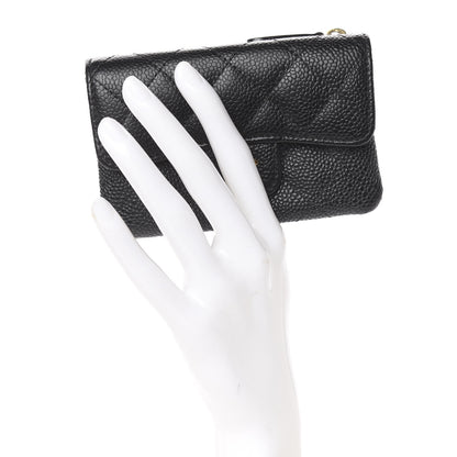 Chanel Caviar Quilted Coin Purse Black 2 of 9