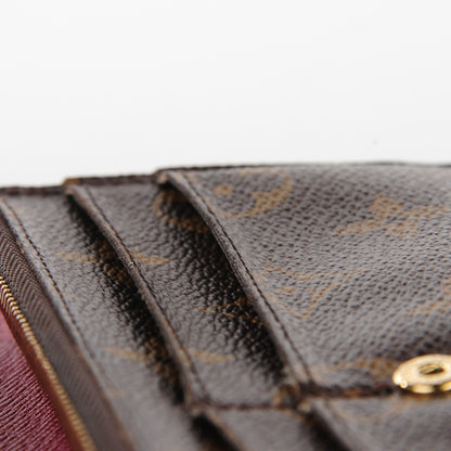 Louis Vuitton Monogram Emilie Wallet Rouge 9 of 9