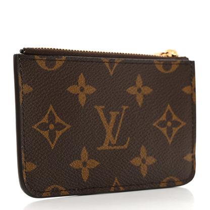 Louis Vuitton Monogram Zipped Romy Card Holder Olympe Blue 4 of 8