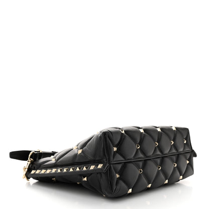 Valentino Garavani Nappa Candystud Shoulder Bag Black 4 of 10