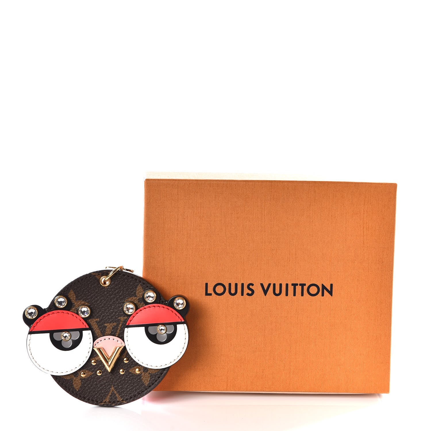 Louis Vuitton Monogram Animal Faces Bird Bag Charm 6 of 6