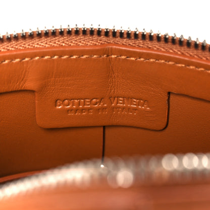 Bottega Veneta Lambskin Maxi Intrecciato Cassette Camera Bag Caramel 6 of 9