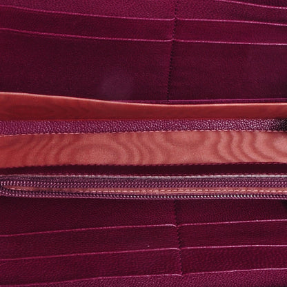 Saint Laurent Chevre Belle De Jour Zip Around Wallet Dark Pink 9 of 14