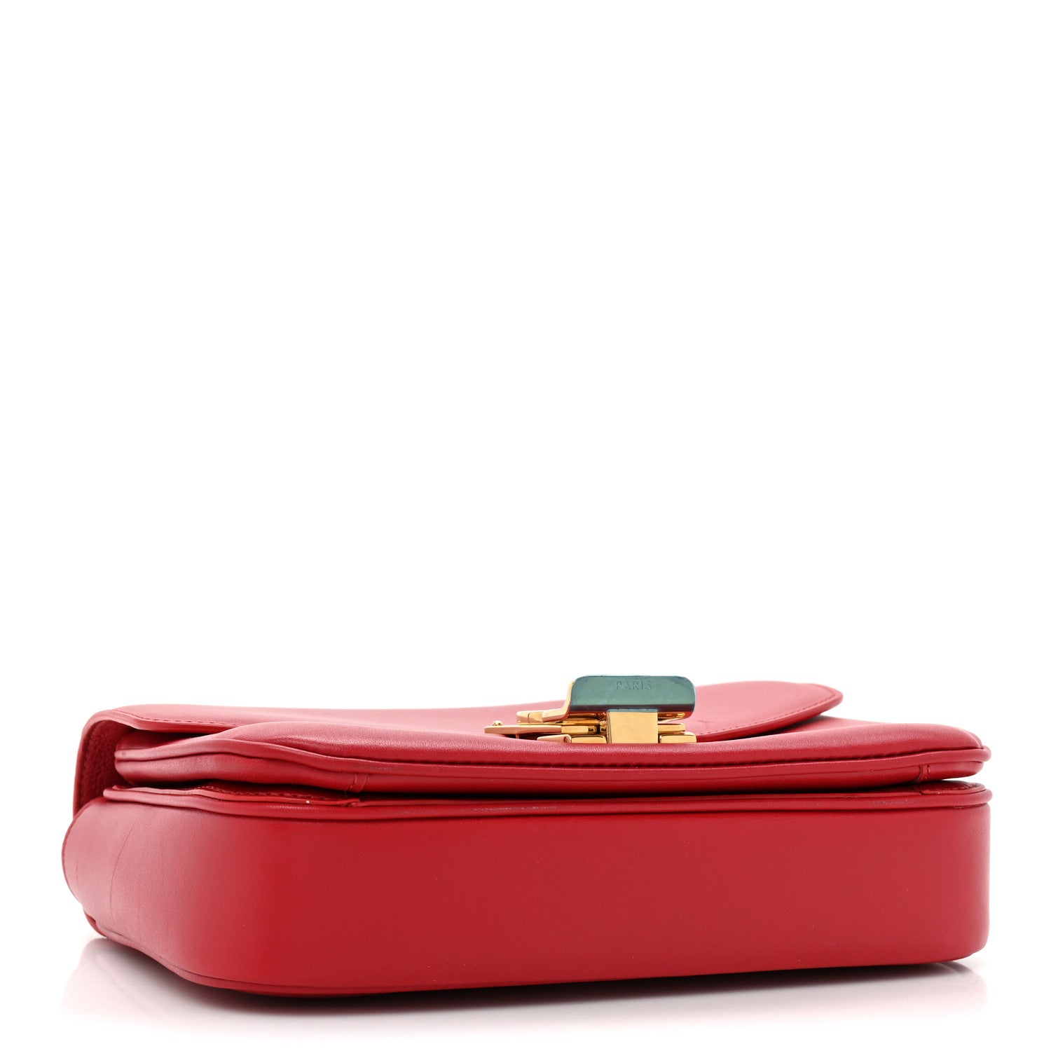 Celine Shiny Calfskin Small C Bag Red 4 of 14