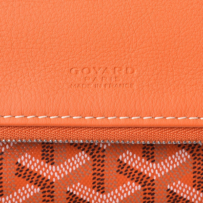 Goyard Goyardine Sainte Marie Soft Clutch Orange 7 of 9
