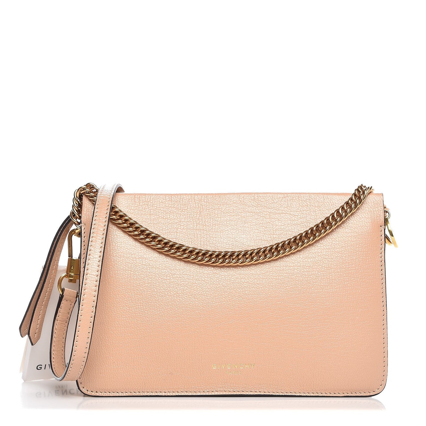 Grained Calfskin Suede Cross 3 Crossbody Bag Nude Light Beige