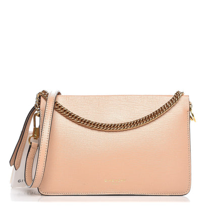 Givenchy Grained Calfskin Suede Cross 3 Crossbody Bag Nude Light Beige 1 of 7