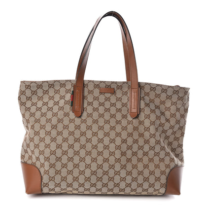 Gucci Monogram Large Original Tote Tan 1 of 11