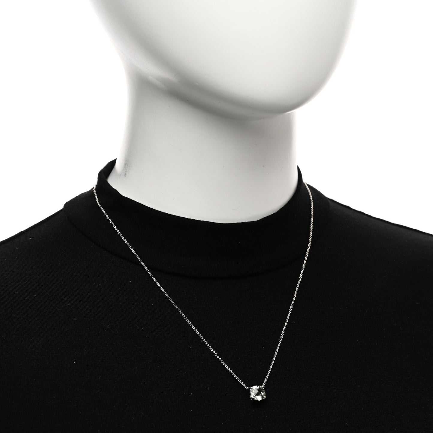 Sterling Silver Prasiolite Sparklers Pendant Necklace