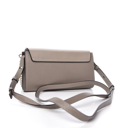 Chloe Suede Calfskin Mini Faye Shoulder Bag Motty Grey 3 of 10