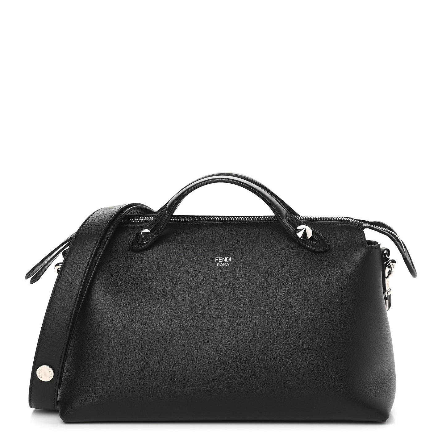 Vitello Dolce Medium By The Way Boston Bag Black
