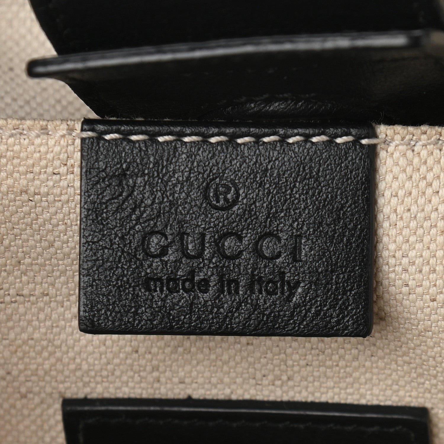 Gucci Calfskin Marmont Ribbon Top Handle Bag Black 6 of 10