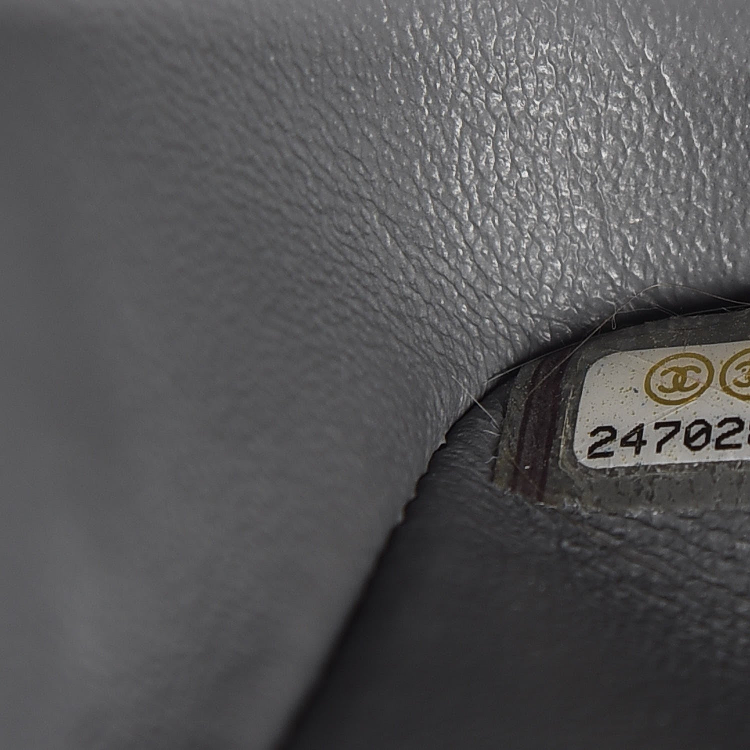 Chanel Caviar Quilted Jumbo Double Flap Grey 11 of 12