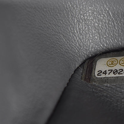 Chanel Caviar Quilted Jumbo Double Flap Grey 11 of 12