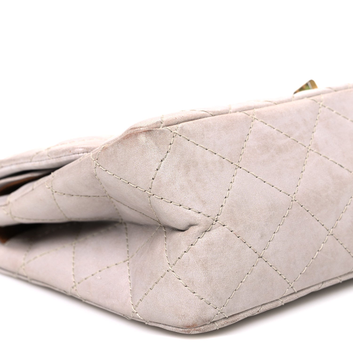 Chanel Aged Calfskin Quilted 2.55 Reissue 226 Flap Blanc Fonce 9 of 10