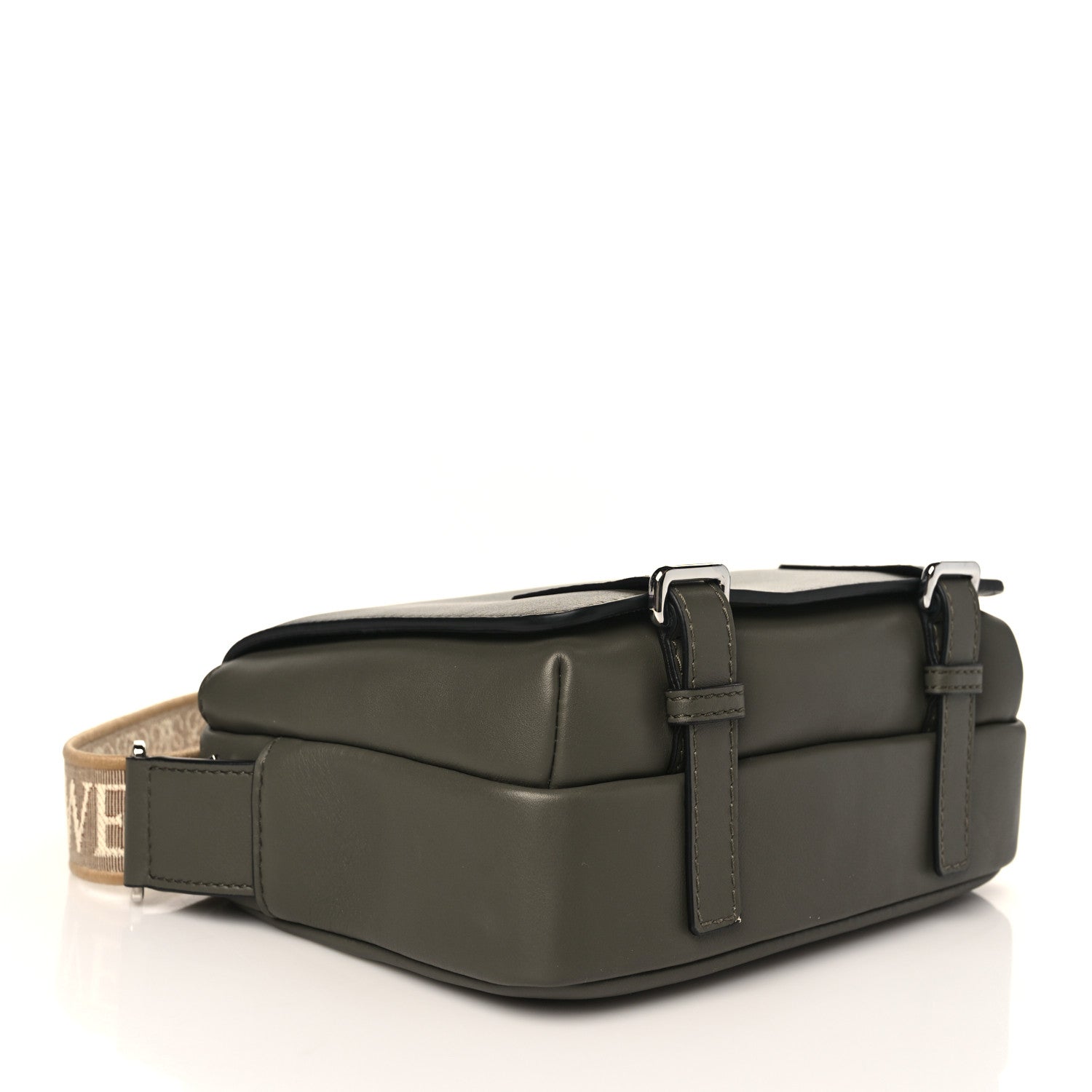 Loewe Smooth Calfskin XS Military Messenger Bag Khaki Green 4 of 8
