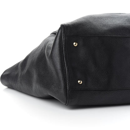 Gucci Pebbled Calfskin Large Soho Shoulder Bag Black 8 of 11
