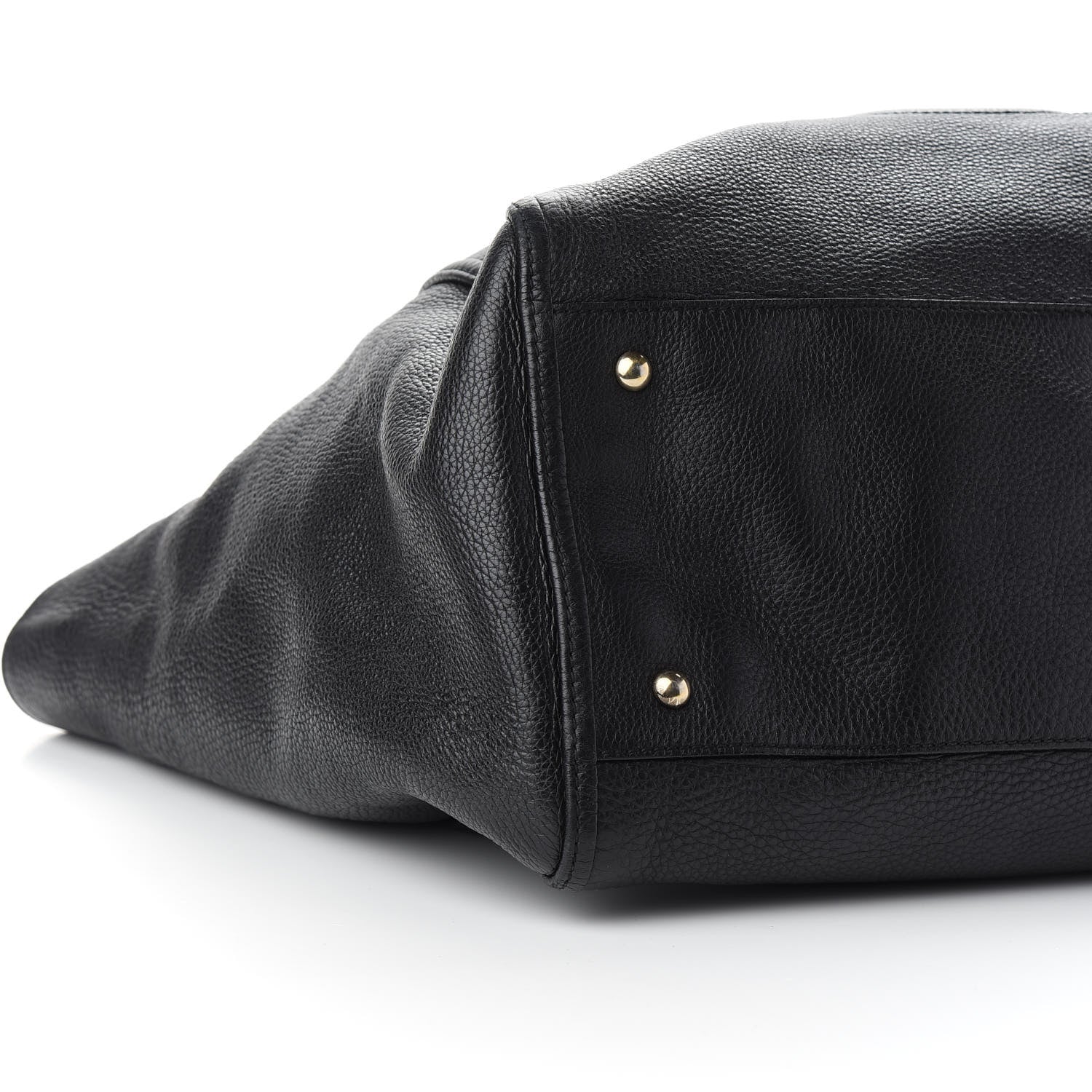 Gucci Pebbled Calfskin Large Soho Shoulder Bag Black 8 of 11