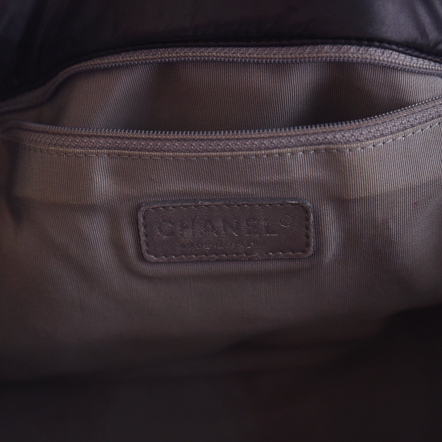 Chanel Nylon Quilted Tweed Stitch Bubble Flap Black 5 of 9