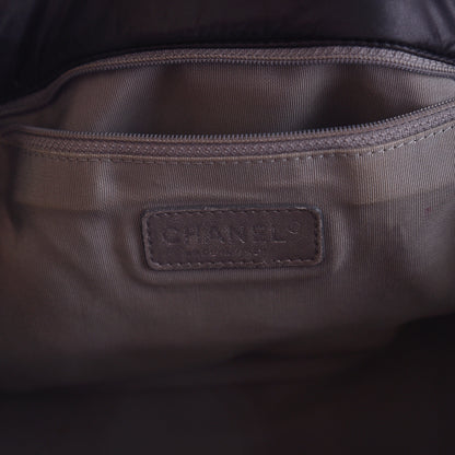 Chanel Nylon Quilted Tweed Stitch Bubble Flap Black 5 of 9